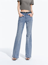 Women's Cooling High-Waisted Flared Jeans